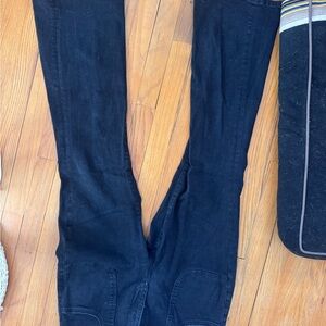 Pilcro Black Wide-Leg Flare Jeans